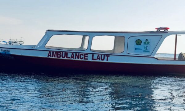 Ambulans laut yang diberikan gusdurian untuk masyarakat Pulau Sapeken, Sumenep pada 2021 lalu.