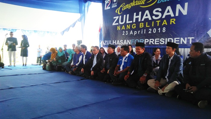 Di Blitar, Zul Hasan Ajak Kader PAN Bersholawat Ala Khofifah