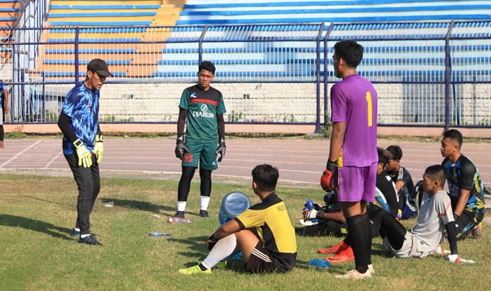 Kiper baru yang sedang mengikuti proses seleksi Persela Lamongan.