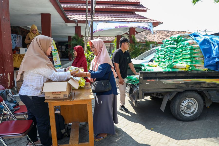  Sembako murah yang dijual dalam program GPM untuk Warga Kota Kediri.  (Ist)