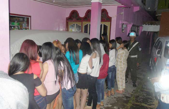 PSK yang terjaring razia.