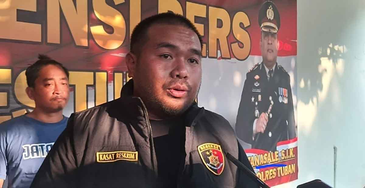Kasatreskrim Polres Tuban, AKP Dimas Robin Alexander.