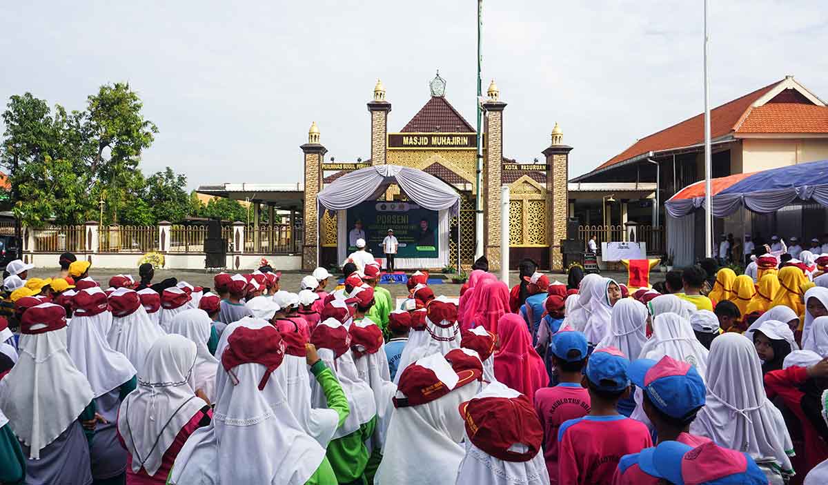 Wali Kota Pasuruan saat memberi sambutan.