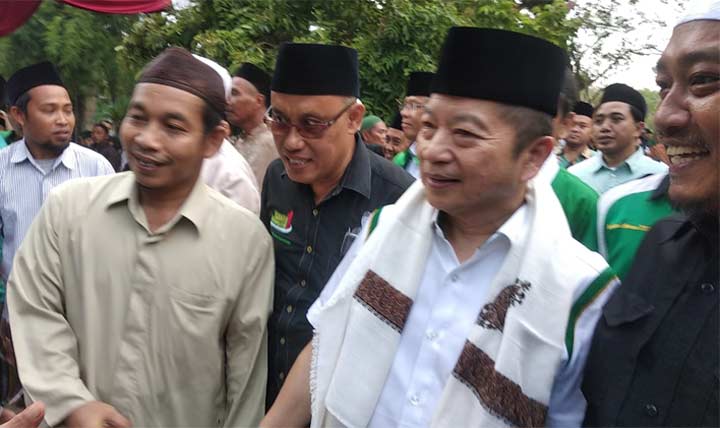 Kedatangan Plt. Ketua Umum PPP Suharso Monoarfa disambut ratusan kader.
