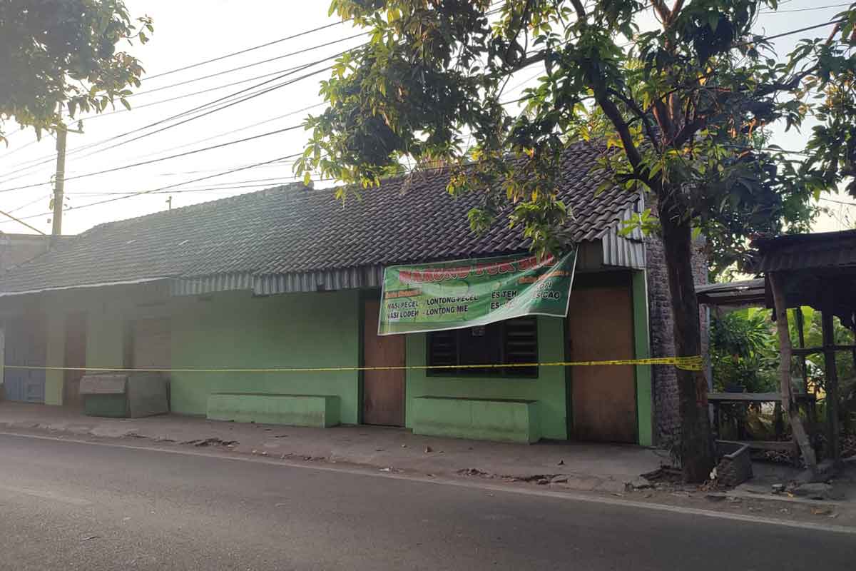 Janda Penjaga Warung di Kota Mojokerto Ditemukan Tergeletak Bersimbah Darah