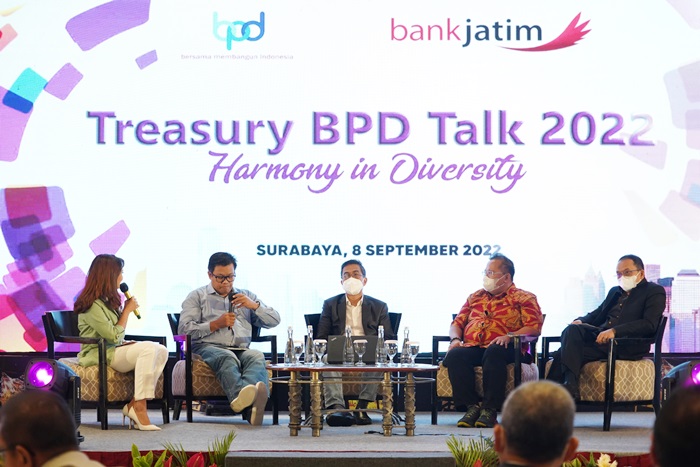 Kegiatan saat seminar Treasury BPD Talk 2022.
