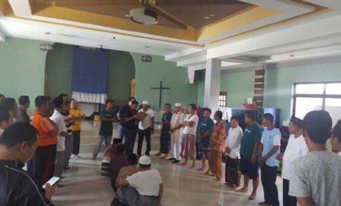 Jamaah haji asal Indonesia ditampung di sebuah gereja di Filipina.