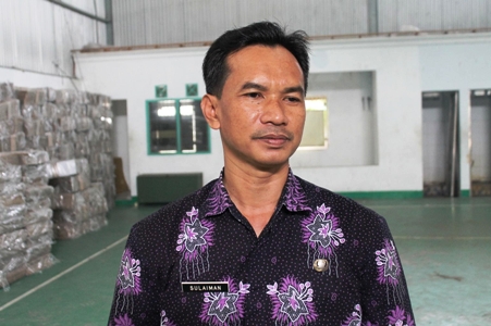 Sulaiman, Sekretaris KPU Sidoarjo. foto: musta’in/BANGSAONLINE