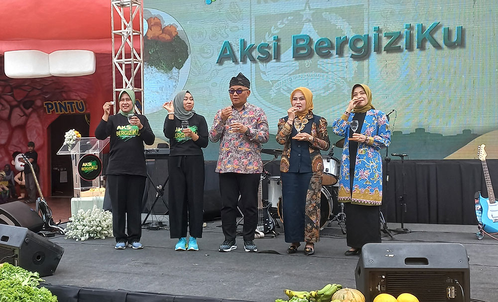 Ciptakan Kota Batu yang Sehat dan Bermartabat, Ratusan Siswa Ikuti "Aksi Bergiziku"