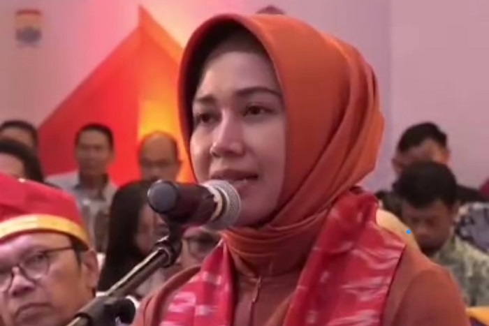 Wali Kota Mojokerto Ika Puspitasari sebagai Wakil Ketua Komwil IV Apeksi menyampaikan sejumlah rekomendasi dalam Rakernas Apeksi 2023.