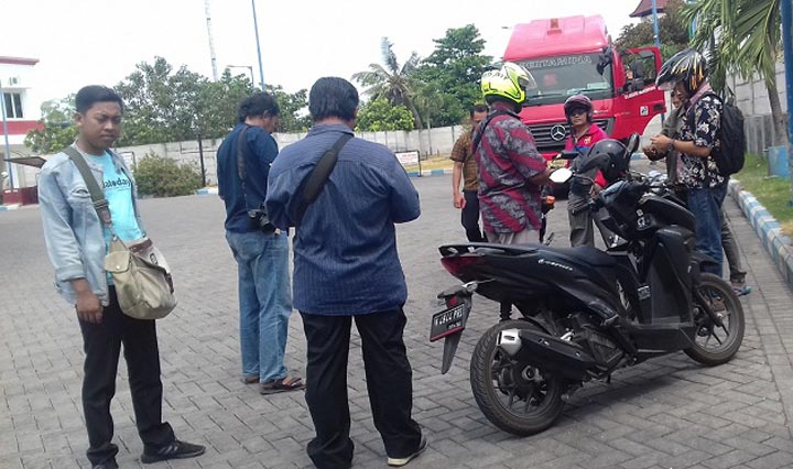 Polisi tiba di lokasi hanya menemukan motor modifikasi.