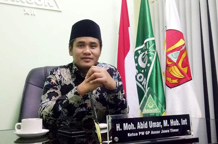 H. Moh Abid Umar, Ketua PW GP Ansor Jatim. foto: DIDI ROSADI/ BANGSAONLINE