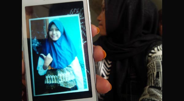 Foto korban penculikan, Amanda Ari Kusuma Putri. foto: eky nurhadi/ BANGSAONLINE