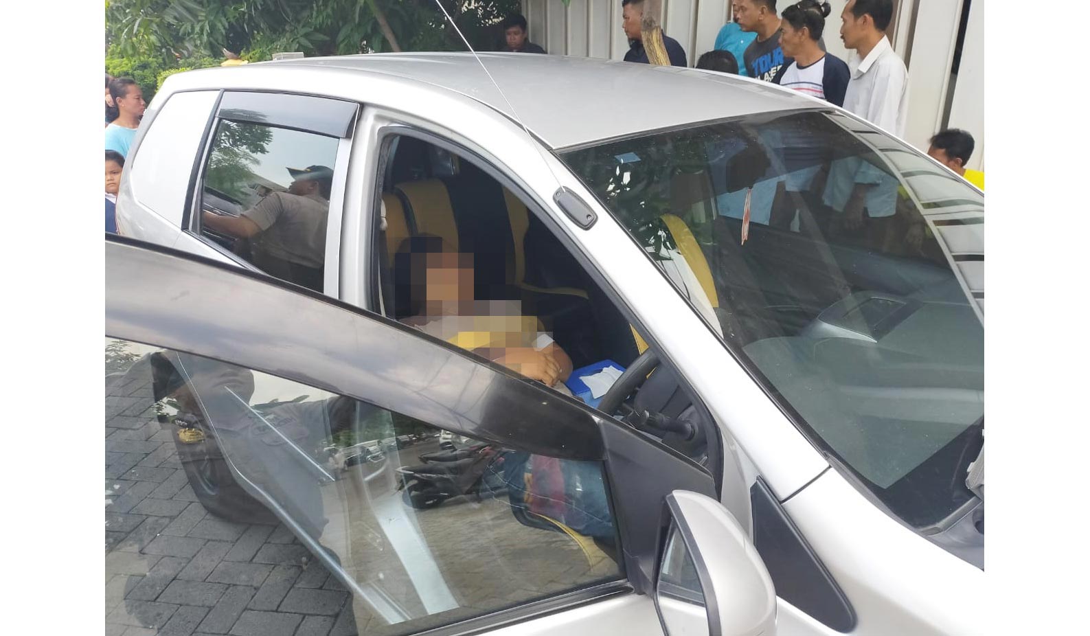 Kondisi korban sebelum dievakuasi.