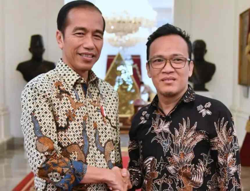Immanuel Ebenezer (kanan) dan Jokowi. Foto: istimewa
