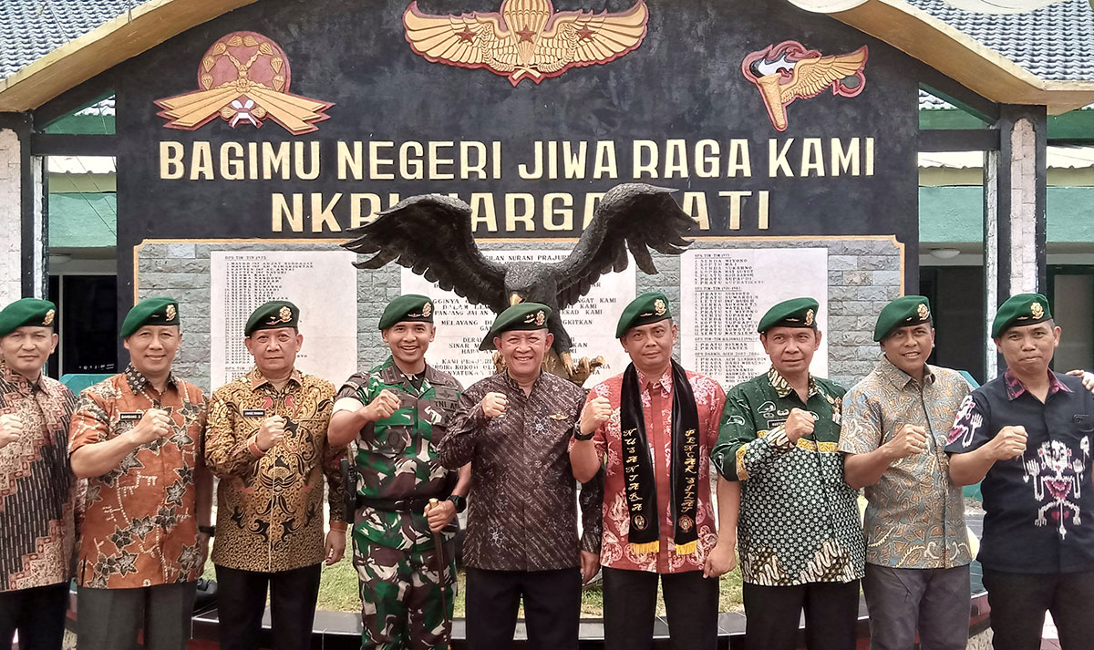 Kenang Halaman Yonif Para Raider 501/Bajra Yudha, para Alumni Adakan Reuni Akbar