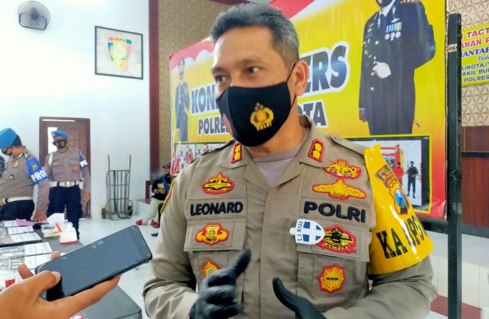 Kapolres Blitar AKBP Leonard M Sinambela.