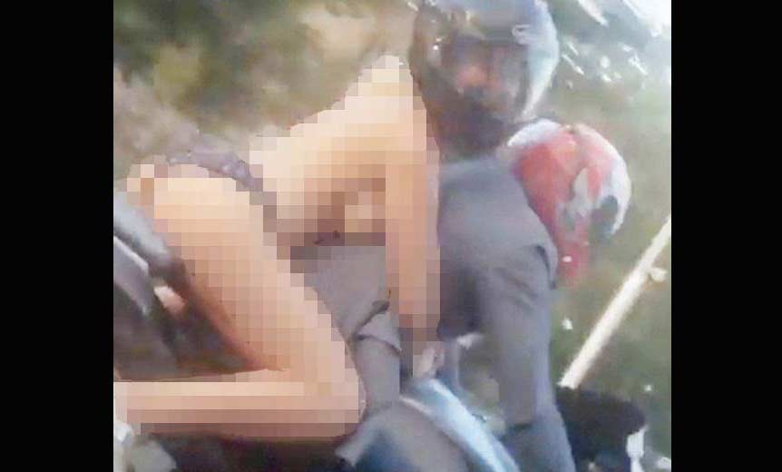 Astahgfirullah, sedemikian inilah kelakuan manusia akhir zaman. foto: repro mirror.co.uk