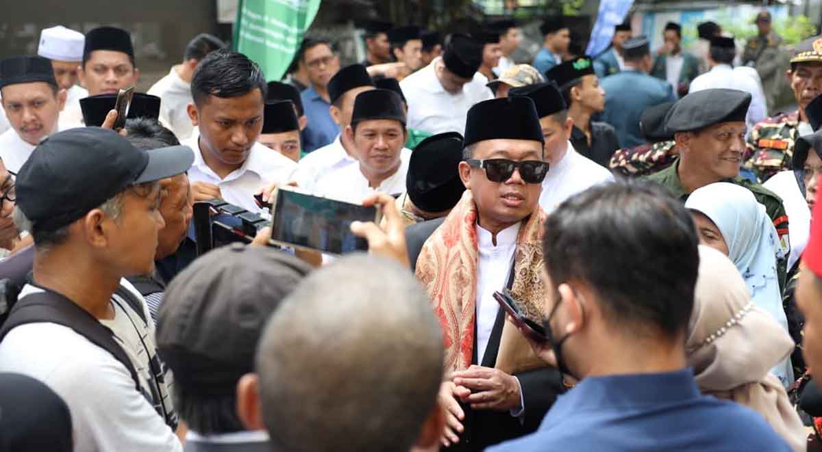 Menteri ATR/BPN saat memberi keterangan ke awak media.
