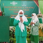 Wahyuni Hidayati, Ketua Cabang Fatayat NU Tuban periode 2021-2026.