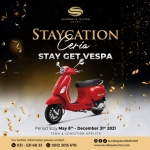 Surabaya Suitel Hotel menghadirkan program terbaru Staycation Ceria – Stay Get Vespa.