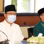 Wali Kota Pasuruan, Saifullah Yusuf (Gus Ipul) memimpin Rapat Koordinasi (Rakor) persiapan pelaksanaan salat Idul Fitri 1422 H bersama bersama jajaran Forkopimda.