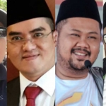 Dari kiri, Mujid Riduan, Nasyirul Falah Amru, Fandi Ahmad Yani, dan Ahmad Nadhir. Foto: Ist.