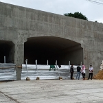 Proyek Underpass Randuagung. (foto: SYUHUD/BANGSAONLINE)