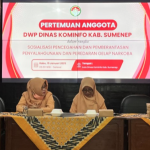 Sosialisasi P4GN yang digelar DWP Diskominfo dan BNN Kabupaten Sumenep