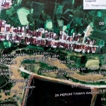 Gambar lokasi Kali Lamong di Desa Putatlor, Kecamatan Menganti yang akan dilakukan penanggulan. (foto: ist)