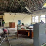 Pembangunan interior di Graha Pelayanan Publik (GPP) Kabupaten Pasuruan.