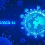 Ilustrasi virus covid-19.