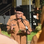 Wakil Wali Kota Kediri, Qowimuddin Thoha atau yang akrab disapa Gus Qowim, saat memberi sambutan. Foto: Ist