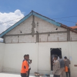 Kondisi atap asrama putri usai ambruk