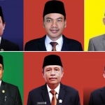 Dari kiri ke kanan, Dadang Raharjo, M. Zaifuddin, Atek Riduan, Sujono, Kamja Wiyono, dan Sulisno Irbansya. Foto: Ist.