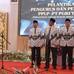 Sesi pelantikan pengawas dan pengurus PPLP-PT PGRI Tuban
