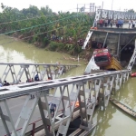 Kondisi jembatan Widang-Babat.