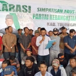 Deklarasi dukungan untuk Prabowo-Gibran di Tulungagung.