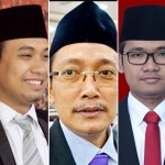 Dari kiri, Muh. Makmun Ibnu Fuad (mantan Bupati Bangkalan), Imron Rosyadi (mantan Ketua DPRD Bangkalan), dan R. Abdul Latib Imron Amin (mantan Wakil Ketua DPRD dan Bupati Bangkalan saat ini).