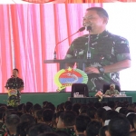 KSAD, Jenderal TNI Dudung Abdurachman, saat memberi sambutan.