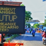 Penutupan Jalan Rungkut Menanggal. foto: ist