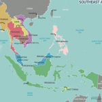 Peta Asia Tenggara. Foto : Wikipedia