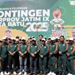 Pelepasan atlet dari Kota Batu menuju Porprov IX Jatim 2025.