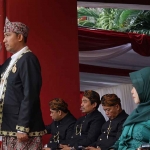 Bupati Sumenep, Achmad Fauzi Wongsojudo, saat peringatan HUT ke-80 RI.