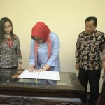 Pemkot Mojokerto melalui Badan Pendapatan Pengelolaan Keuangan dan Aset (BPPKA) menandatangani perjanjian kerja sama dengan Kejari Kota Mojokerto.