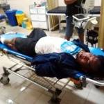 TERKAPAR: Tersangka Achmad Farid mendapat perawatan intensif di UGD RS Sido Waras Bangsal. foto: realita