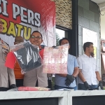 Konferensi pers Polres Batu