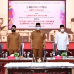 Launching Layanan Lentera Makam dan Peti Kemas di Gedung Gradika Pemkot Pasuruan, Selasa (11/10/2022).