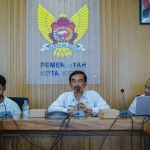 Kepala Dinas Komunikasi dan Informatika Kota Kediri, Apip Permana, saat memberi sambutan