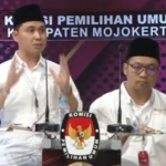 Gus Barra dan dr Rizal Octavian di debat Pilbup Mojokerto kedua